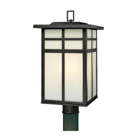 Mission 3 Light Post Mount in Black