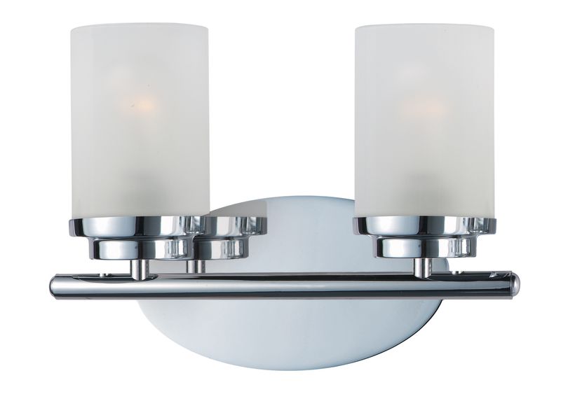 Corona 12' 2 Light Bath Vanity Light in Polished Chrome