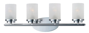 Corona 26.25' 4 Light Bath Vanity Light in Polished Chrome