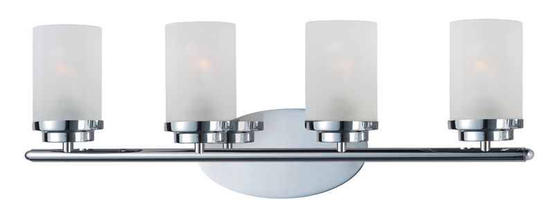 Corona 26.25' 4 Light Bath Vanity Light in Polished Chrome
