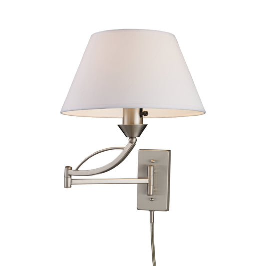 Elysburg 17" 1 Light Sconce in Satin Nickel