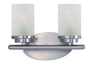 Corona 12' 2 Light Bath Vanity Light in Satin Nickel
