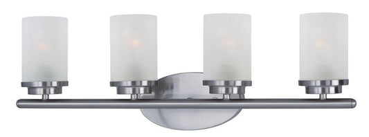 Corona 26.25" 4 Light Bath Vanity Light in Satin Nickel