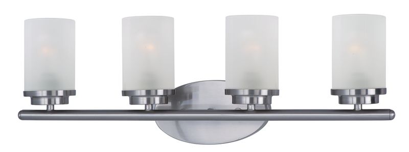 Corona 26.25' 4 Light Bath Vanity Light in Satin Nickel