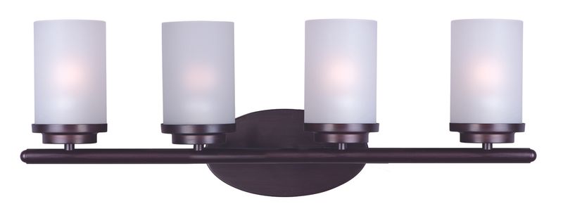 Corona 26.25' 4 Light Bath Vanity Light in Oil Rubbed Bronze