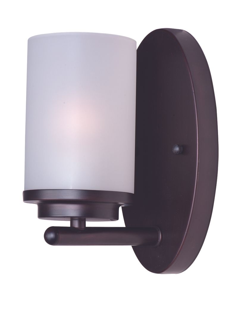 Corona 4.5' Single Light Vanity Wall Sconce in Oil Rubbed Bronze