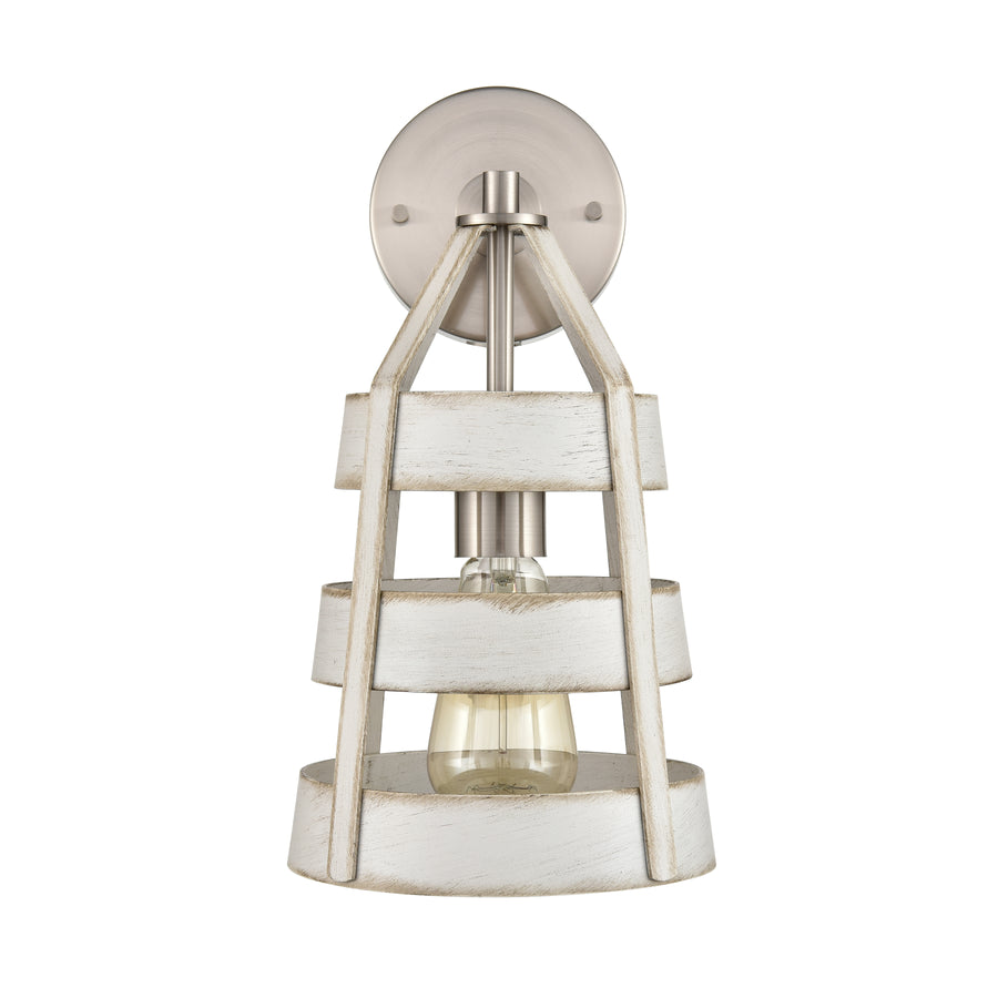 Brigantine 9' 1 Light Sconce in Satin Nickel