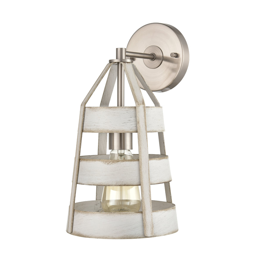 Brigantine 9' 1 Light Sconce in Satin Nickel
