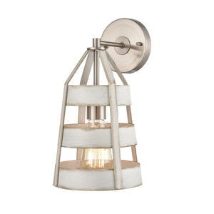 Brigantine 9' 1 Light Sconce in Satin Nickel