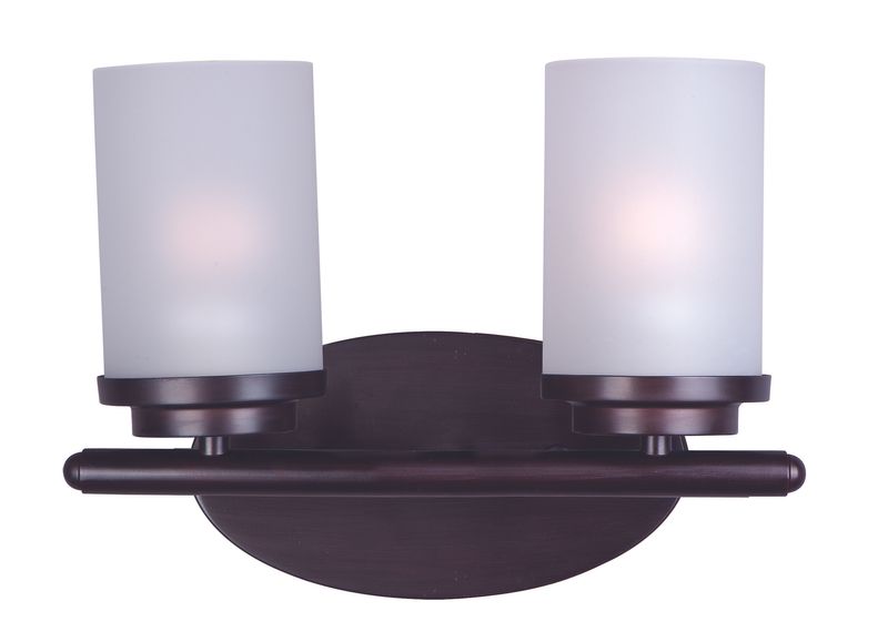 Corona 12' 2 Light Bath Vanity Light in Oil Rubbed Bronze