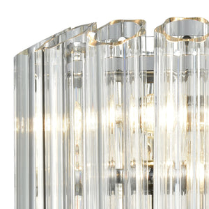 Carrington 11' 2 Light Sconce in Polished Chrome