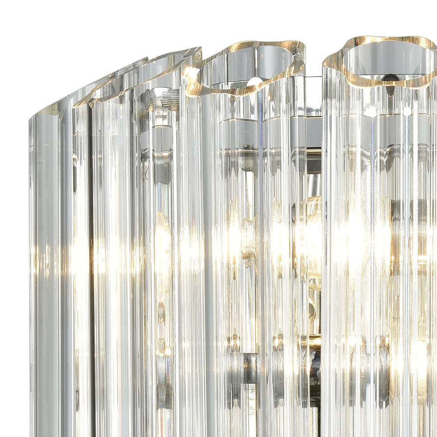 Carrington 11' 2 Light Sconce in Polished Chrome