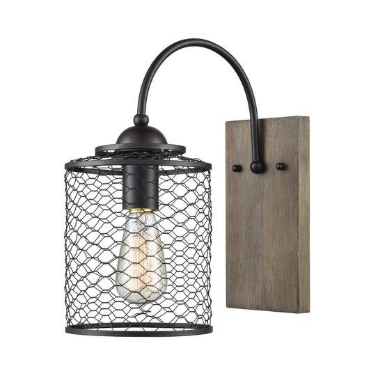 Eagle's Rest 12" 1 Light Sconce in Oil Rubbed Bronze
