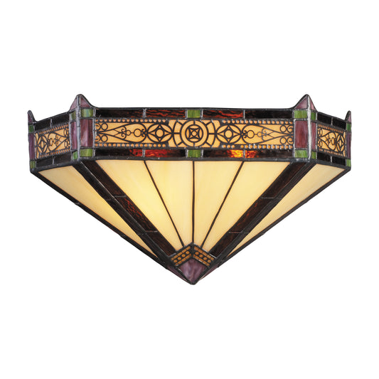Filigree 7.5" 2 Light Sconce in Aged Bronze