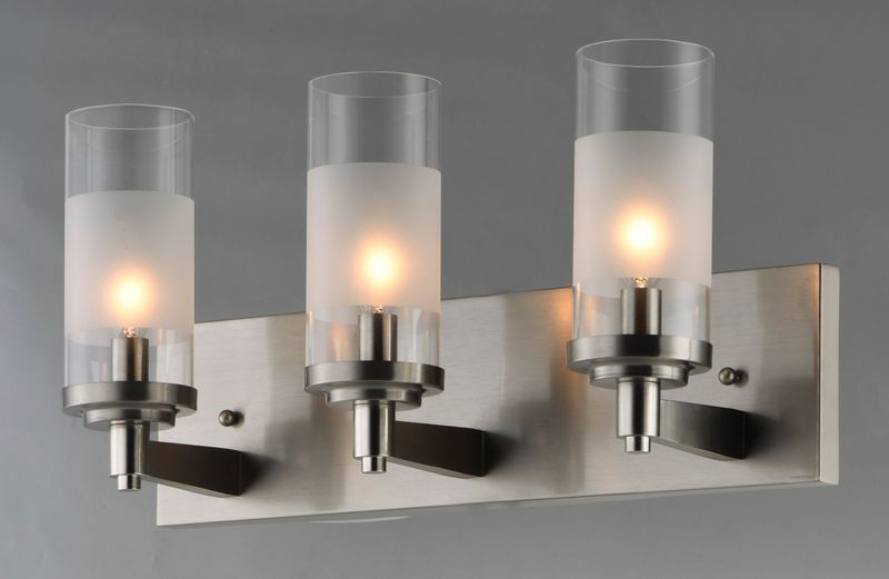 Crescendo 18' 3 Light Vanity Lighting in Satin Nickel