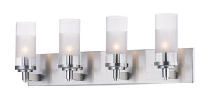 Crescendo 25' 4 Light Bath Vanity Light in Satin Nickel