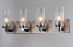Crescendo 25' 4 Light Vanity Lighting in Satin Nickel