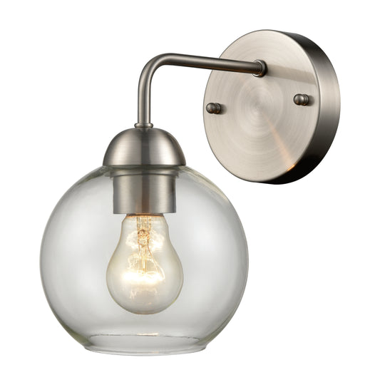Astoria 9.5" 1 Light Sconce in Brushed Nickel
