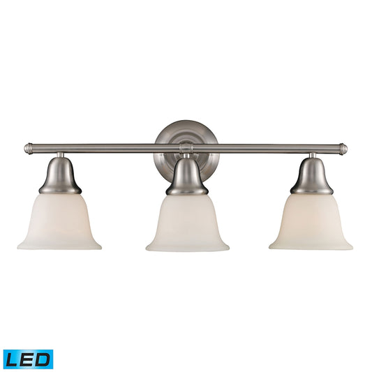 Berwick 27" 3 Light LED Vanity Light in Brushed Nickel