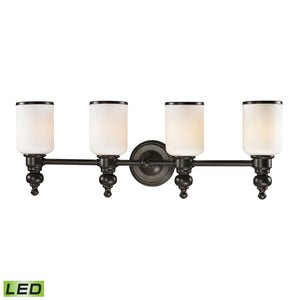 Bristol 29' 4 Light LED Vanity Light in Oil Rubbed Bronze