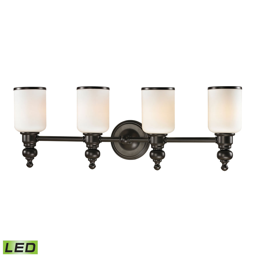 Bristol 29' 4 Light LED Vanity Light in Oil Rubbed Bronze