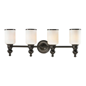 Bristol 29' 4 Light LED Vanity Light in Oil Rubbed Bronze