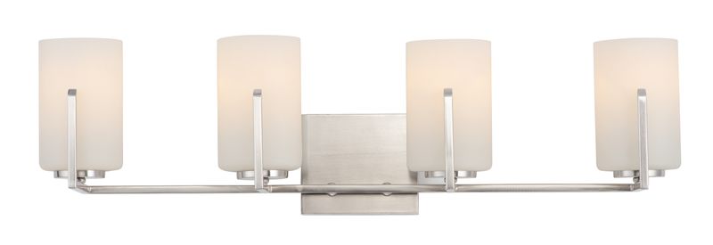 Dart 29.75' 4 Light Bath Vanity Light in Satin Nickel