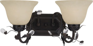 Elegante 17.5' 2 Light Vanity Wall Sconce in Oil Rubbed Bronze