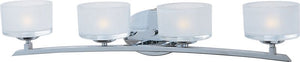 Elle 29' 4 Light Bath Vanity Light in Polished Chrome