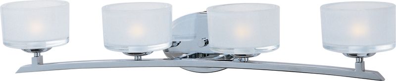 Elle 29' 4 Light Bath Vanity Light in Polished Chrome