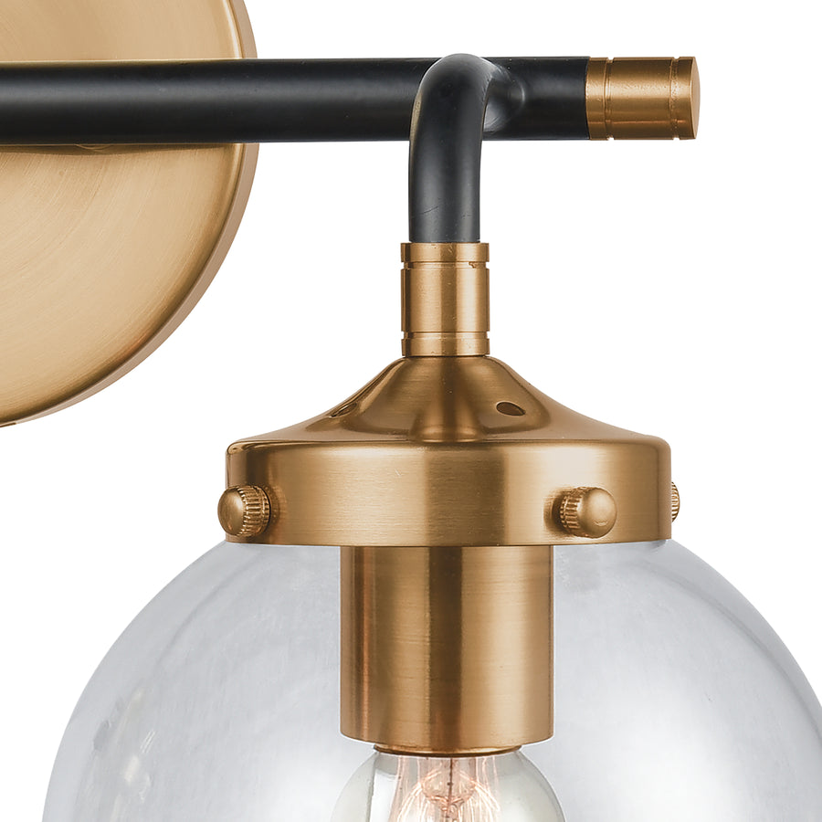 Boudreaux 15' 2 Light Vanity Light in Antique Gold