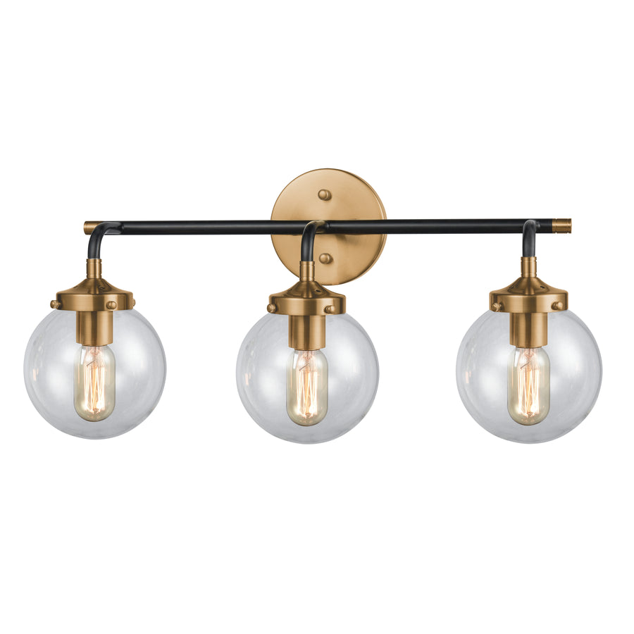 Boudreaux 24' 3 Light Vanity Light in Antique Gold