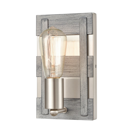 Brigantine 5" 1 Light Vanity Light in Weathered Driftwood