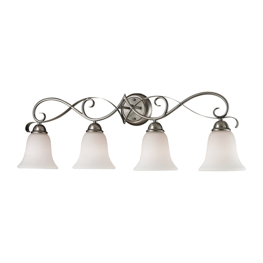 Brighton 33" 4 Light Vanity Light in Brushed Nickel