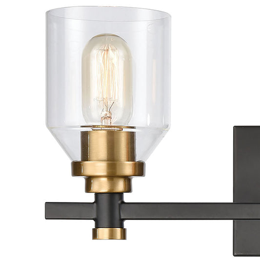 Cambria 20" 3 Light Vanity Light in Matte Black