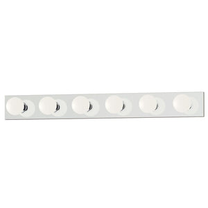 Essentials - 445x 36' 6 Light Bath Vanity Light in Polished Chrome