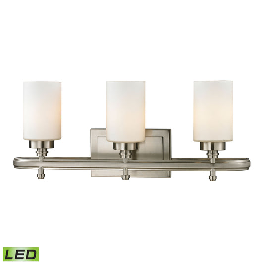 Dawson 23" 3 Light LED Vanity Light in Brushed Nickel
