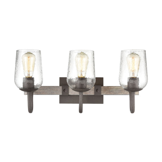 Dillon 22" 3 Light Vanity Light in Vintage Rust