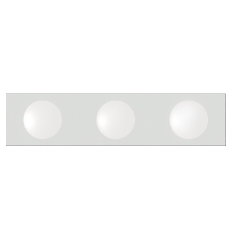 Essentials - 445x 18' 3 Light Vanity Lighting in Polished Chrome