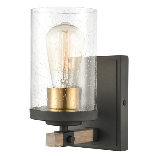 Geringer 5" 1 Light Vanity Light in Charcoal
