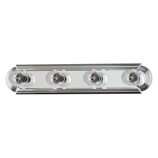 Essentials - 712x 24" 4 Light Bath Vanity Light in Polished Chrome