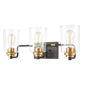 Robins 23' 3 Light Vanity Light in Matte Black