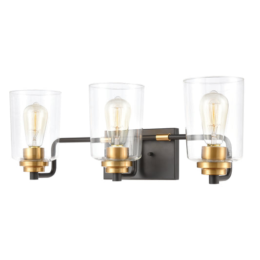 Robins 23" 3 Light Vanity Light in Matte Black