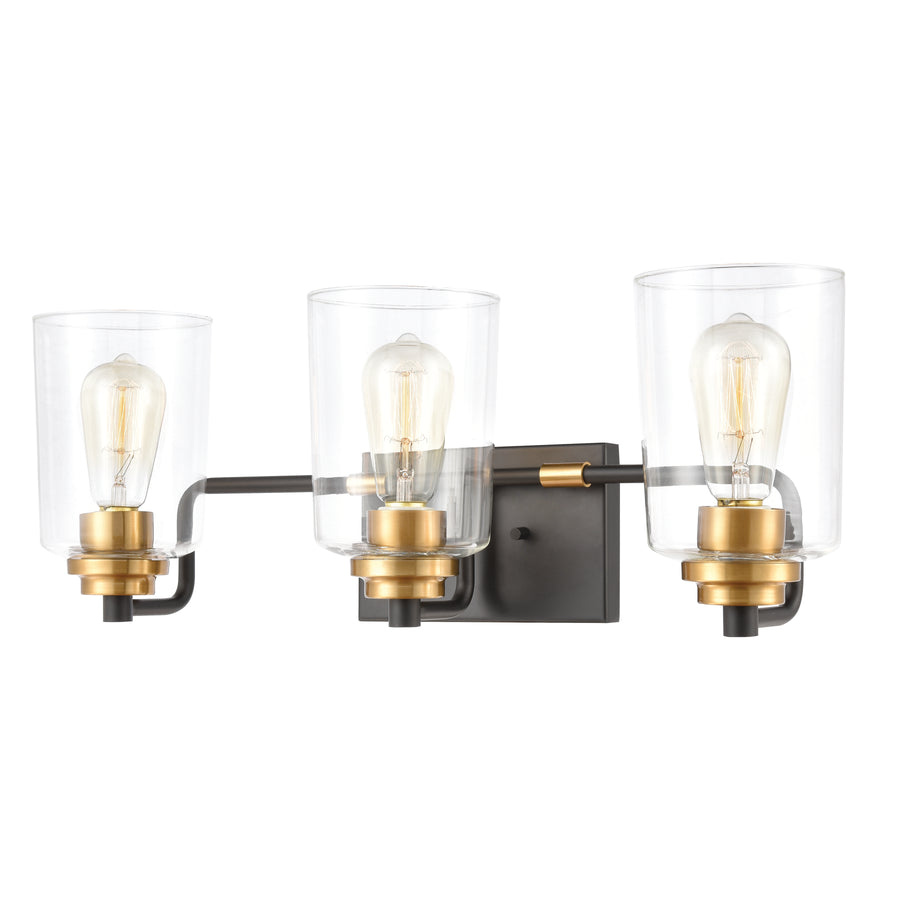 Robins 23' 3 Light Vanity Light in Matte Black