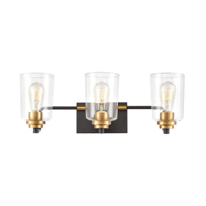 Robins 23' 3 Light Vanity Light in Matte Black