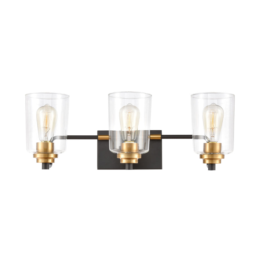 Robins 23' 3 Light Vanity Light in Matte Black