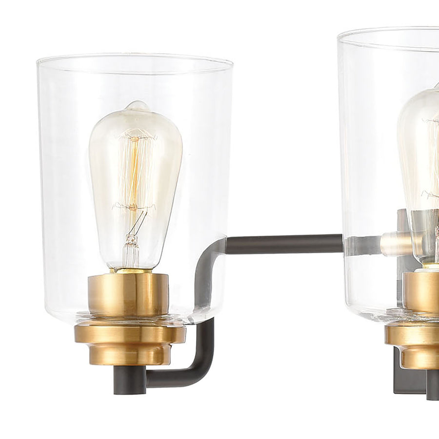 Robins 23' 3 Light Vanity Light in Matte Black