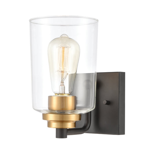 Robins 4.75" 1 Light Vanity Light in Matte Black