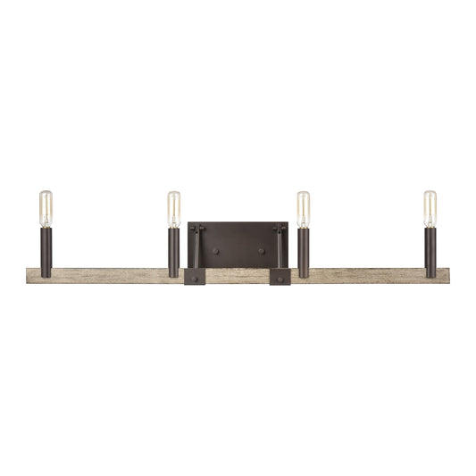 Transitions 32" 4 Light Vanity Light in Oil Rubbed Bronze