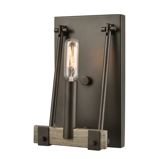 Transitions 5" 1 Light Vanity Light in Oil Rubbed Bronze